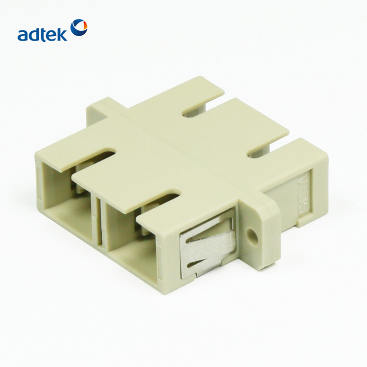 SC/UPC -SC/UPC Duplex Multimode Fiber Optic Adapter OM1/OM2 Telecom Grade