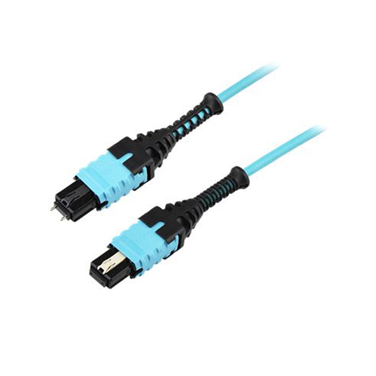 MTP®/APC-MTP®/APC Female to Female Fiber Optic Patch Cord SM 100/400G 12/24 Cores PVC/LSZH Yellow Trunk cable