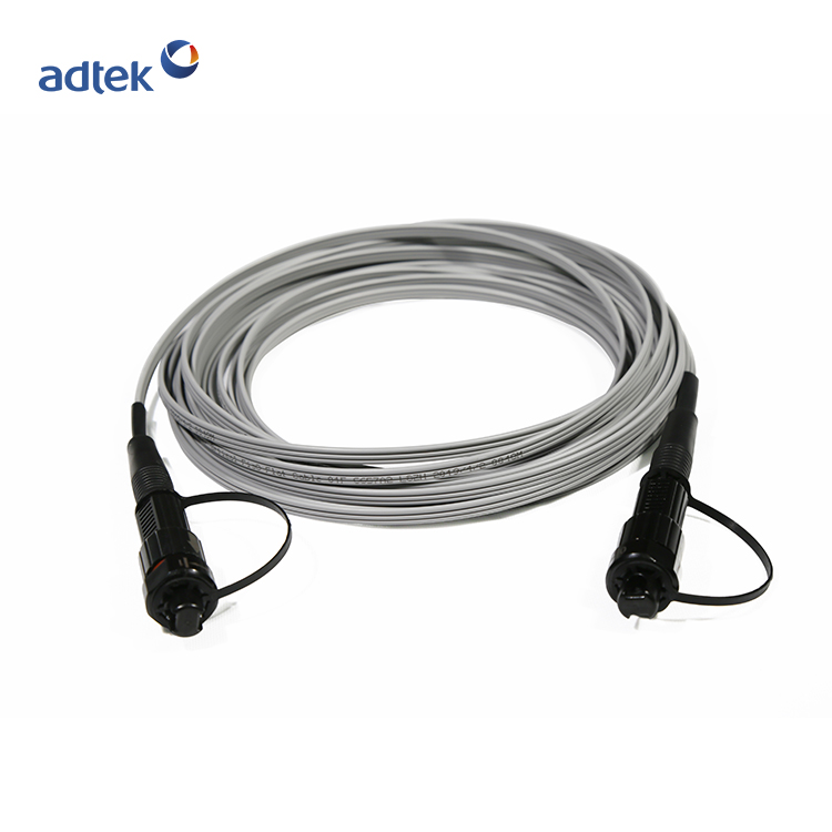 ST-ST/UPC Fiber Optic Patch Cord OM4 Multimode Duplex 50/125um 2.0mm PVC/LSZH